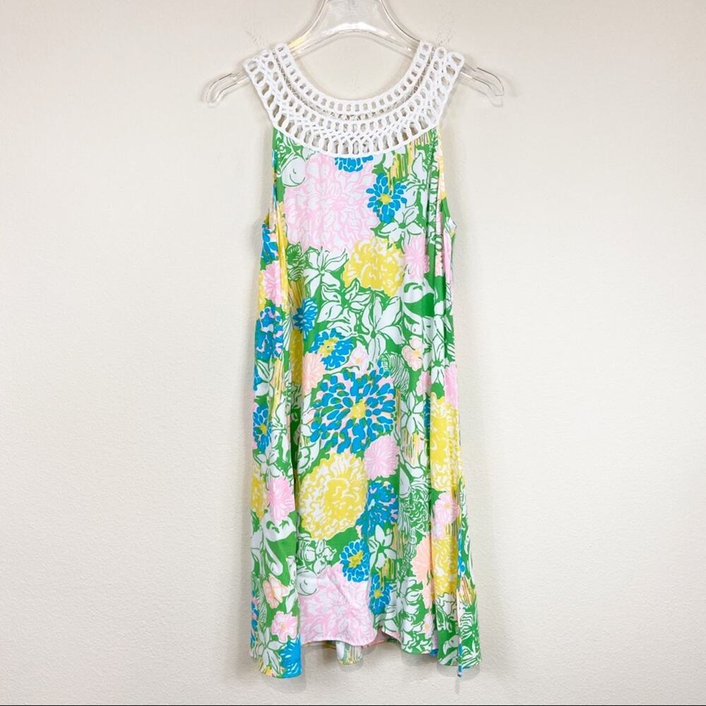 Lilly Pulitzer | Jillie Dress Hibiscus Stroll Sz S
